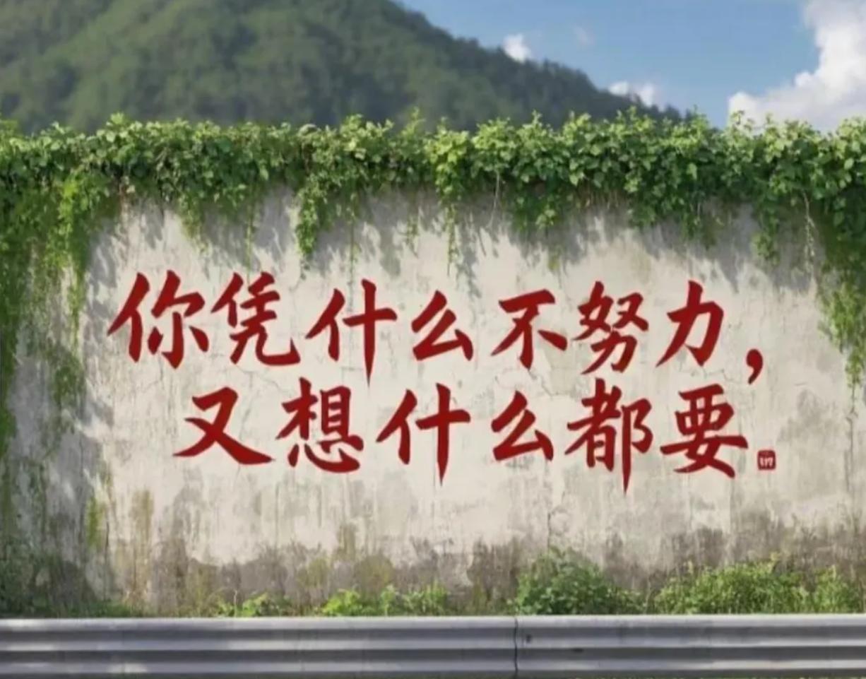 人生其实就是逆水行舟，你不进则退。别以为躺平就能守住现有日子，根本不可能！你不进