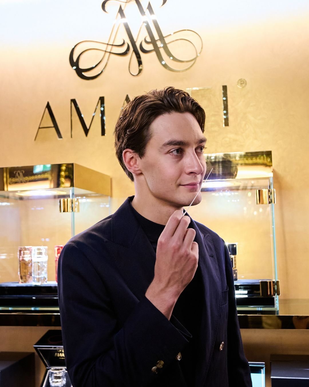 Amaffi伦敦门店开业活动图©️amp_agency_london乔治拉塞尔 