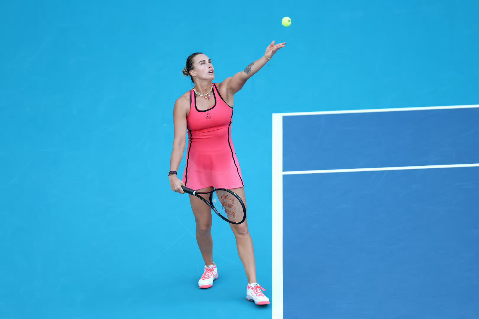 萨巴伦卡阳光双冠比小威还强壮 