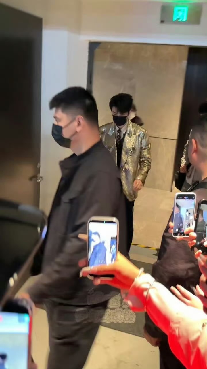 王俊凯QQ音乐巅峰之夜红毯造型QQ音乐巅峰之夜红毯