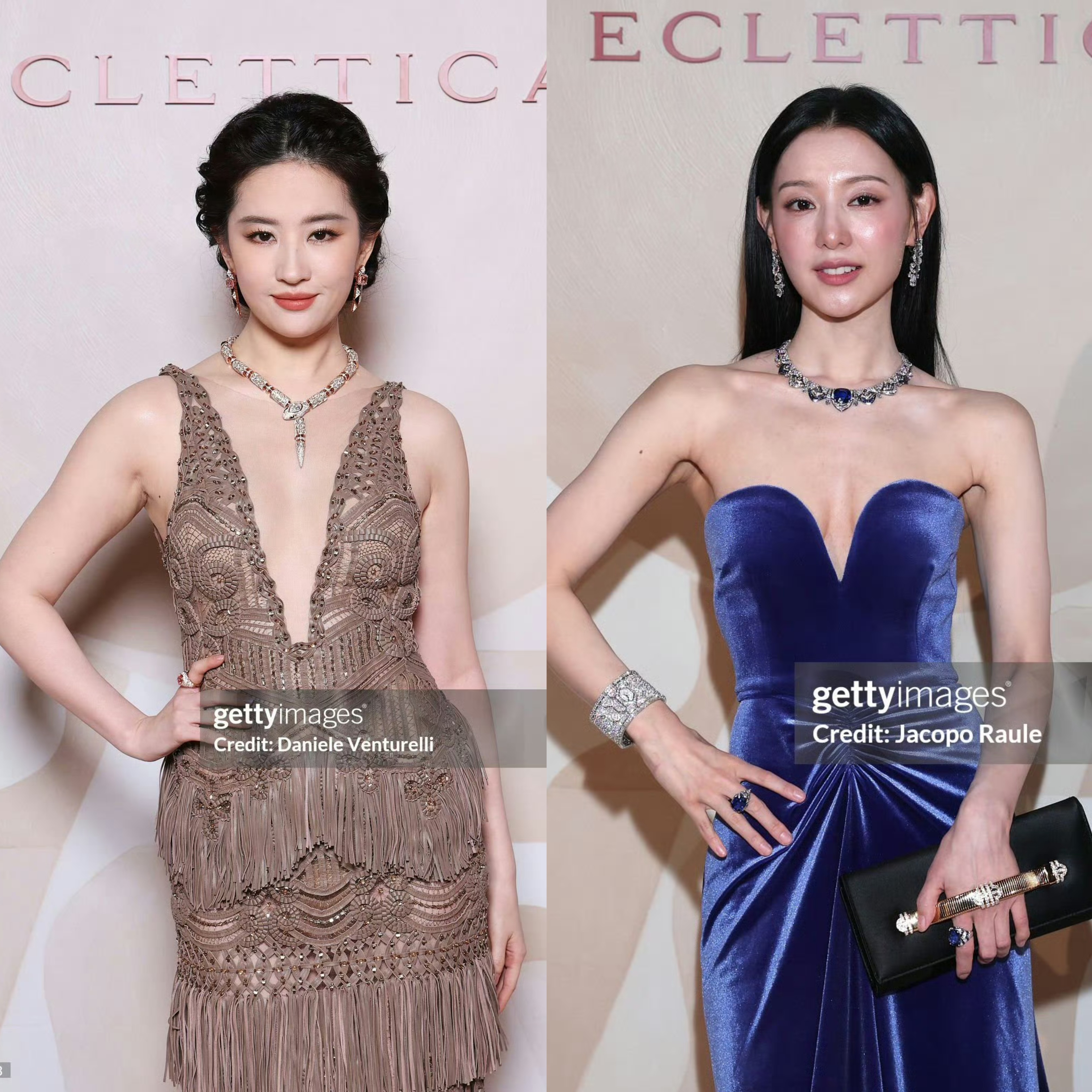 刘亦菲金智媛生图有些人副乳很严重啊 