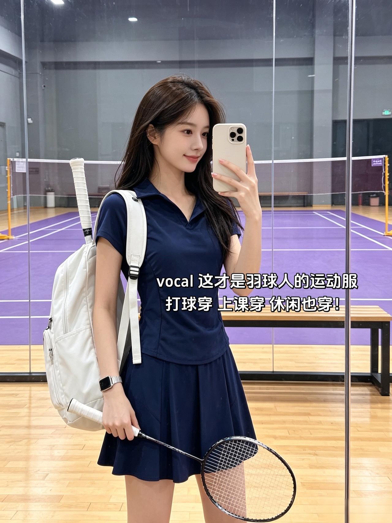 vocal 这才是羽球人的运动服
打球穿 上课穿 休闲也穿！