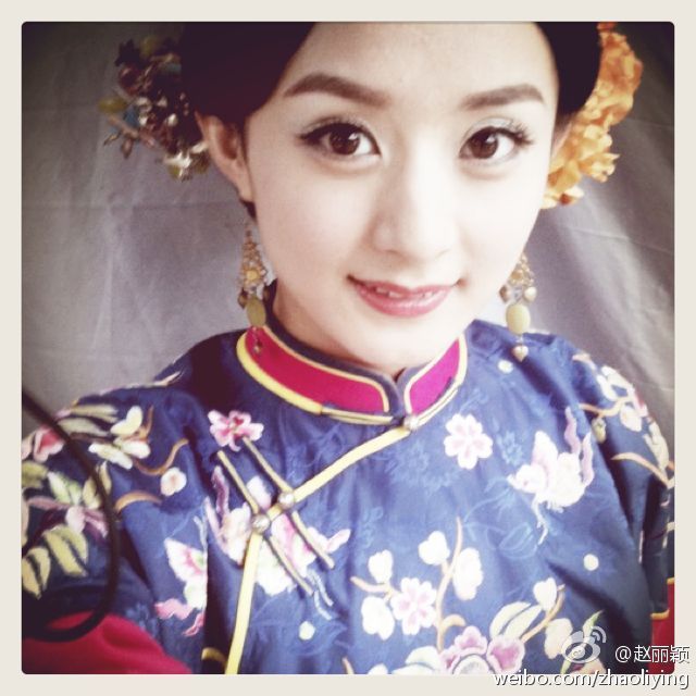 赵丽颖 考古晚上好！ 