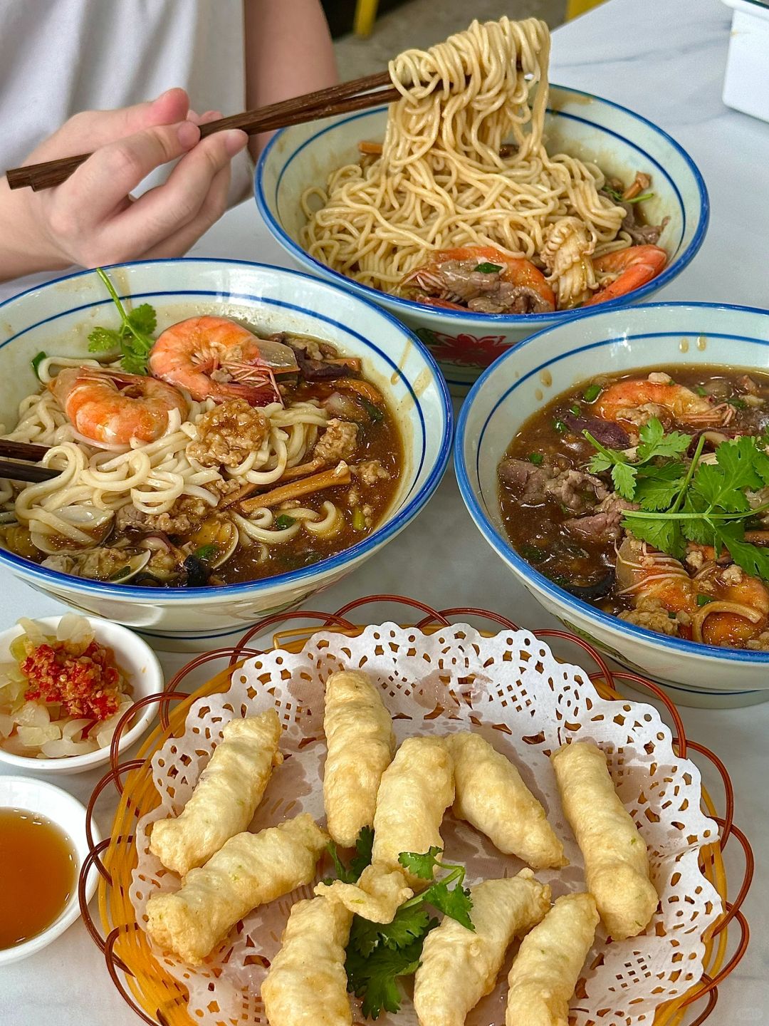 广州这个海鲜捞面好好吃🥹………
