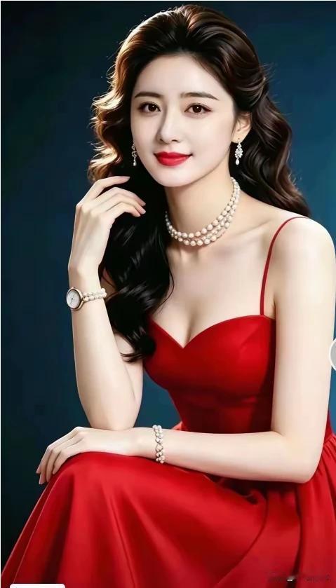 眉如远目面如霜，
浅笑嫣然韵味长。
豆蔻年华容貌好，
出水芙蓉自芬芳。