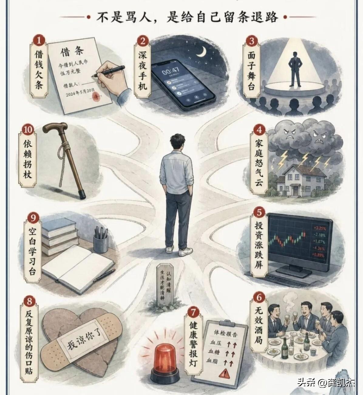 尽量别做这十件事～～大家觉得有道理吗？