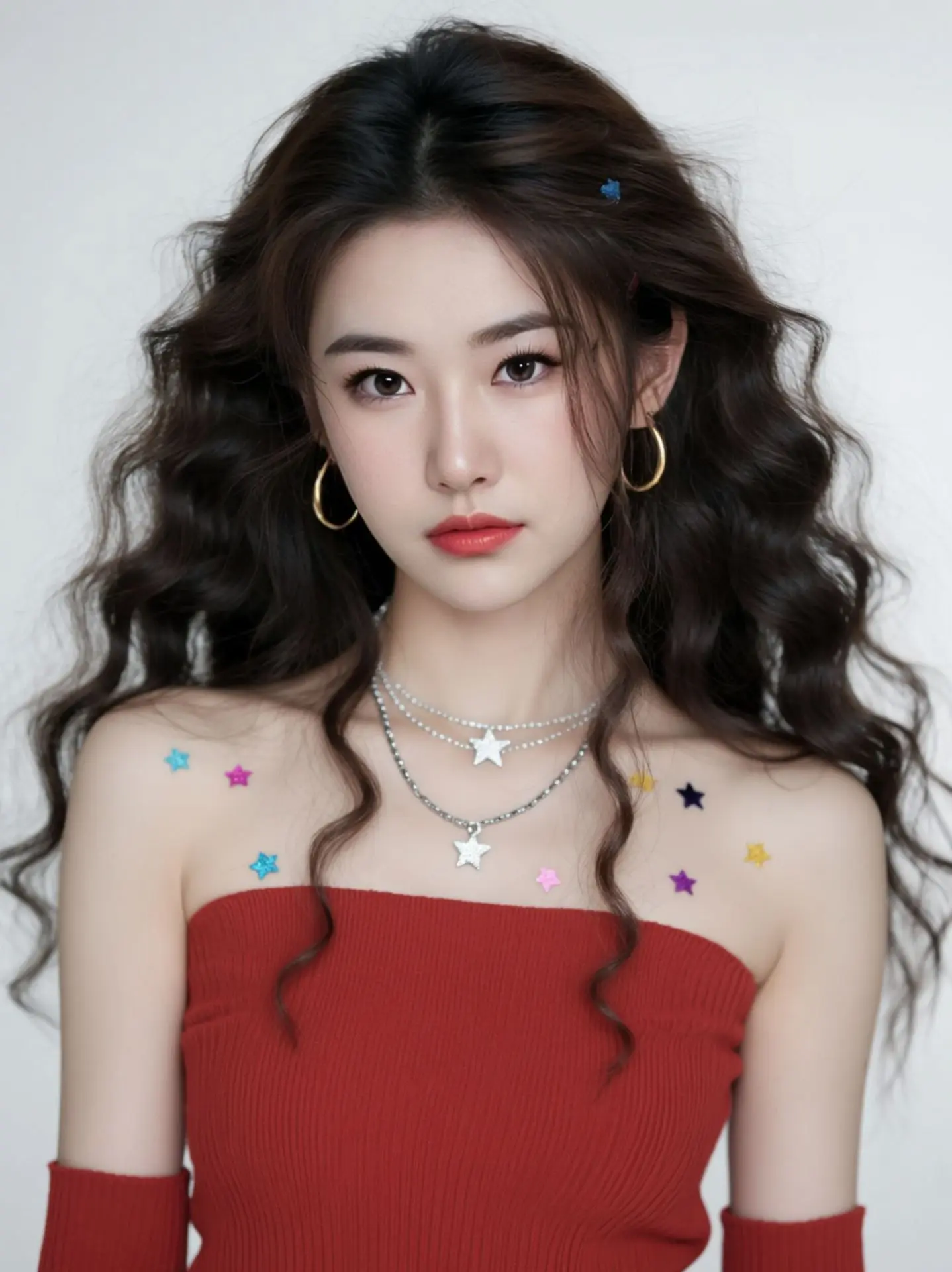 AI冷调星芒写真 ai创作