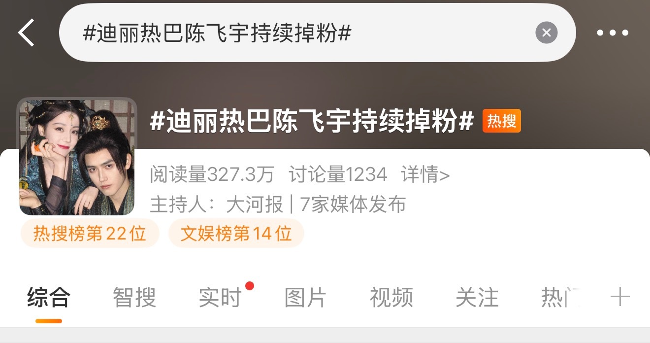 这个大河报真的好恶心迪丽热巴这么大粉丝基础的前提下也是全平台涨粉啊.. 