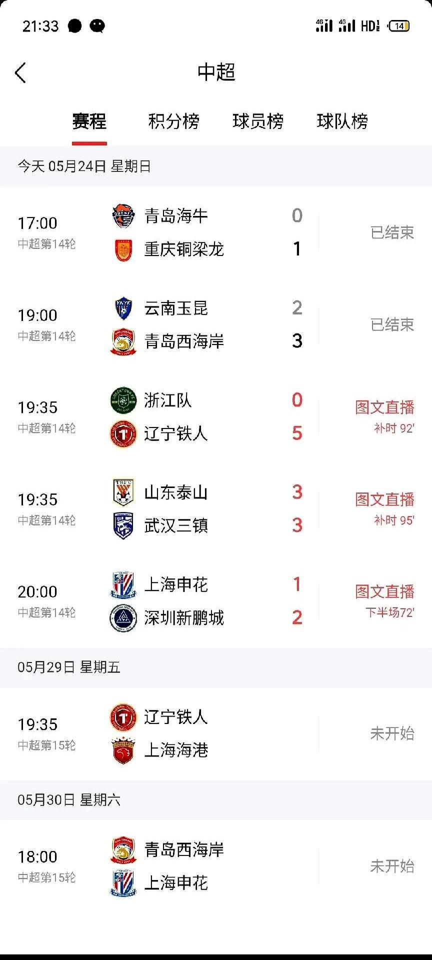 倒数的哥几个突然全醒了，青岛海牛这三连败，让人心里发慌。

眼瞅着保级圈的对手个