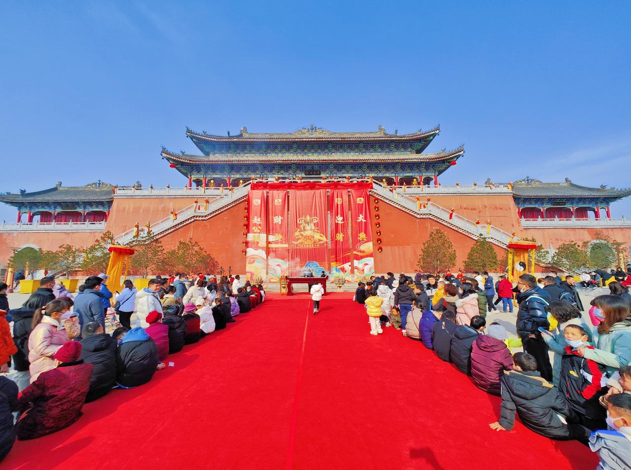 【仙乐绕财山，五路财神陪你过国庆！】秦岭脚下，集贤古乐悠扬，赵公明文化景区藏着千