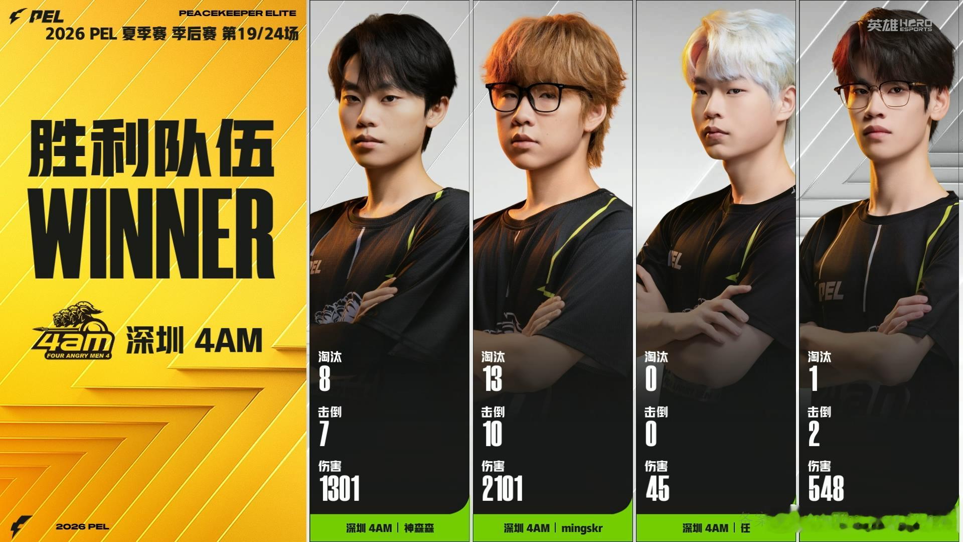 4AM22淘汰大分吃鸡4AMmingskr13淘汰MVP4AM这局直接杀疯了！单
