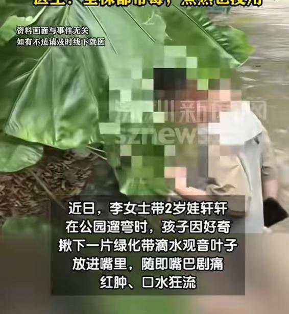 悲剧还是发生了！”5月30日报道，广东深圳，一2岁宝宝在公园玩耍时，妈妈一个没看