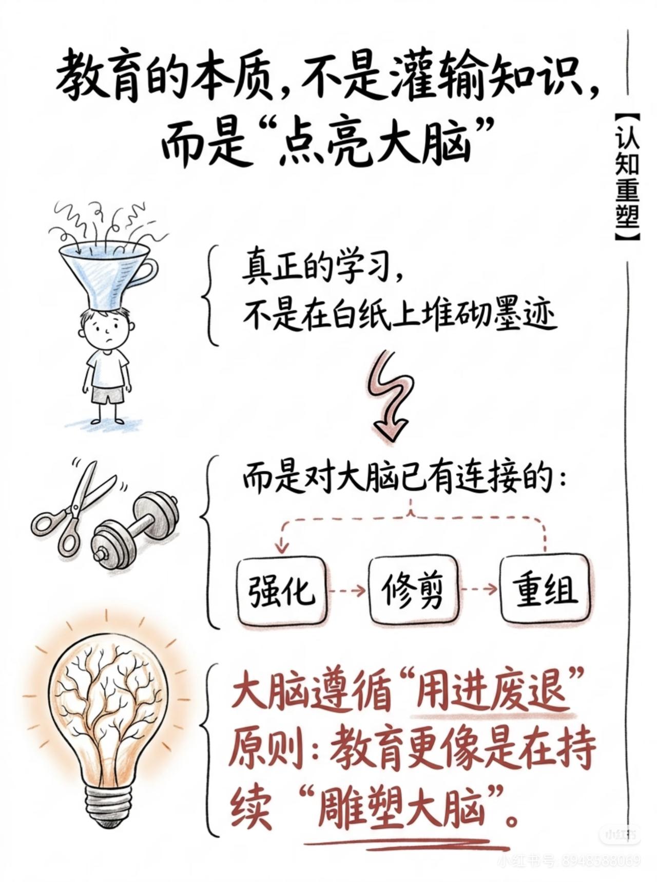 别再傻傻给孩子灌输知识了，这才是教育最高级的模样
 
很多家长一辈子都在做无用功