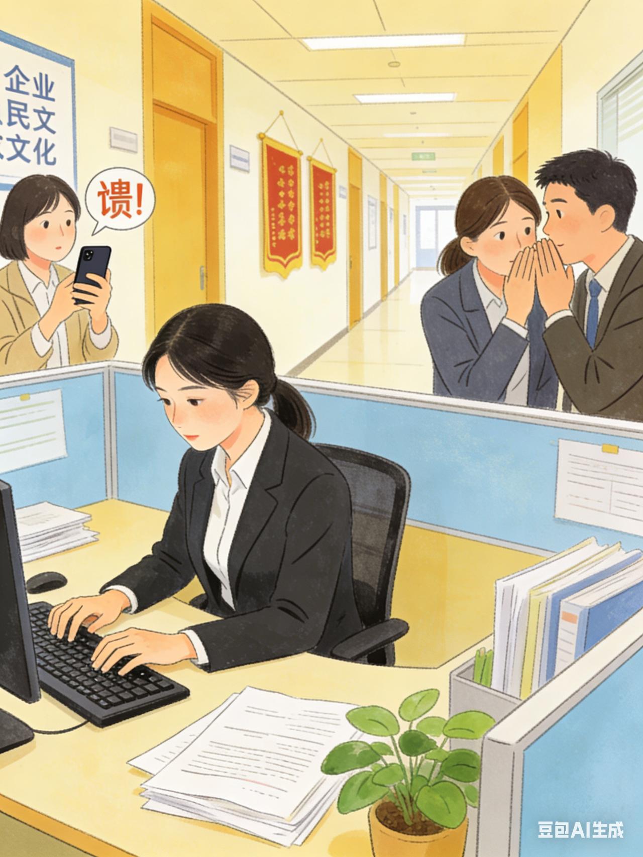 工作久了就会发现，
无论在哪个单位，
职场最好的自保方式就是
我不入局。
 
职