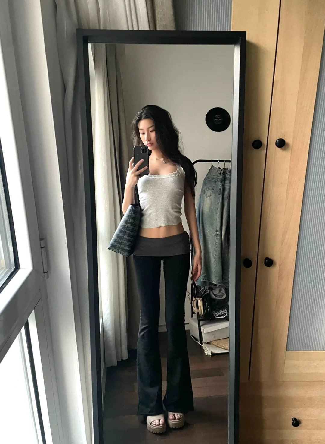 yoga pants ootd | 低腰瑜伽裤穿搭