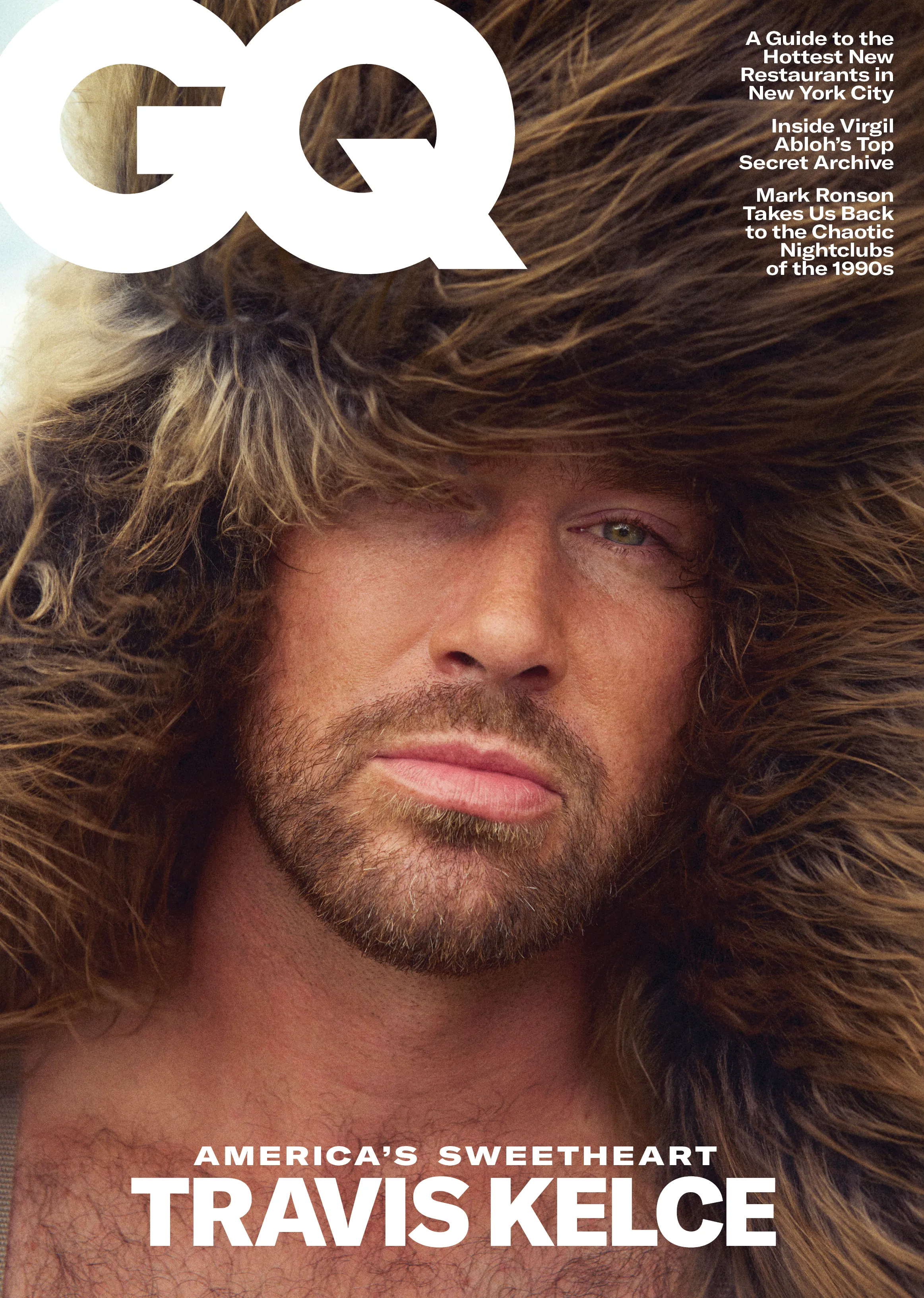 OMG！今年《GQ》金九刊封面竟然是Travis Kelce！！！第一张封面是认