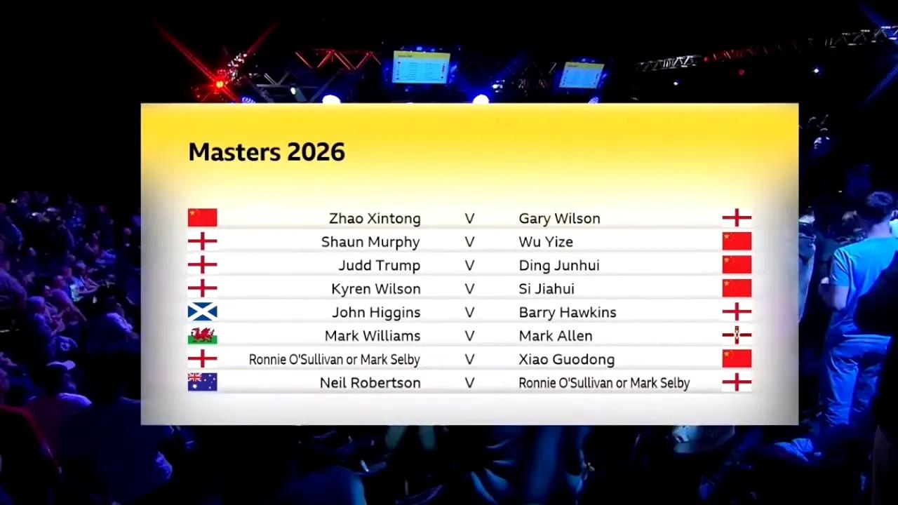 丁俊晖大师赛再遇世界第一！英锦赛决赛已经进行到上半场尾声阶段了，塞尔比带来顶级表