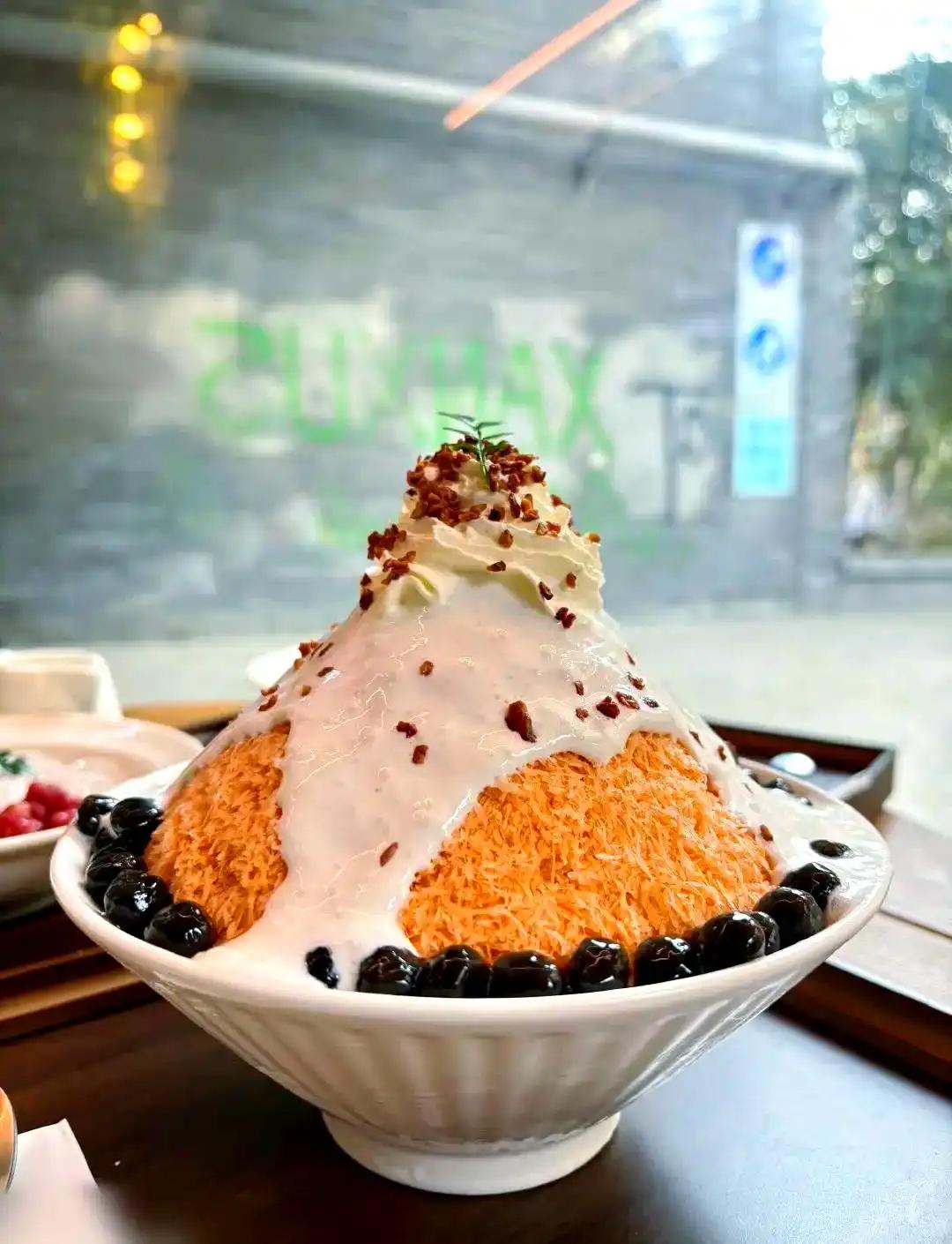 最近刷短剧经常刷到这种唐朝版冰激凌~酥山 ​​​
