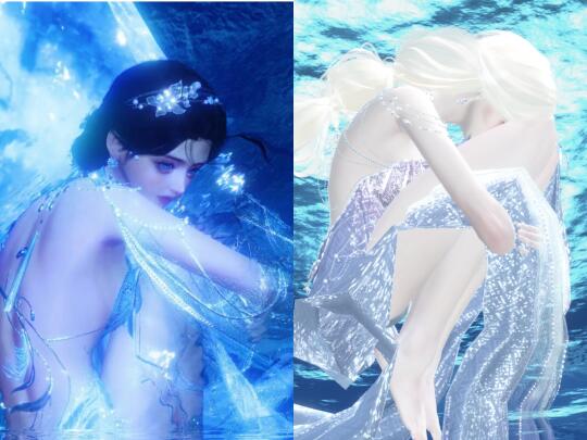 抱腿动作-逆水寒手游vs剑网三