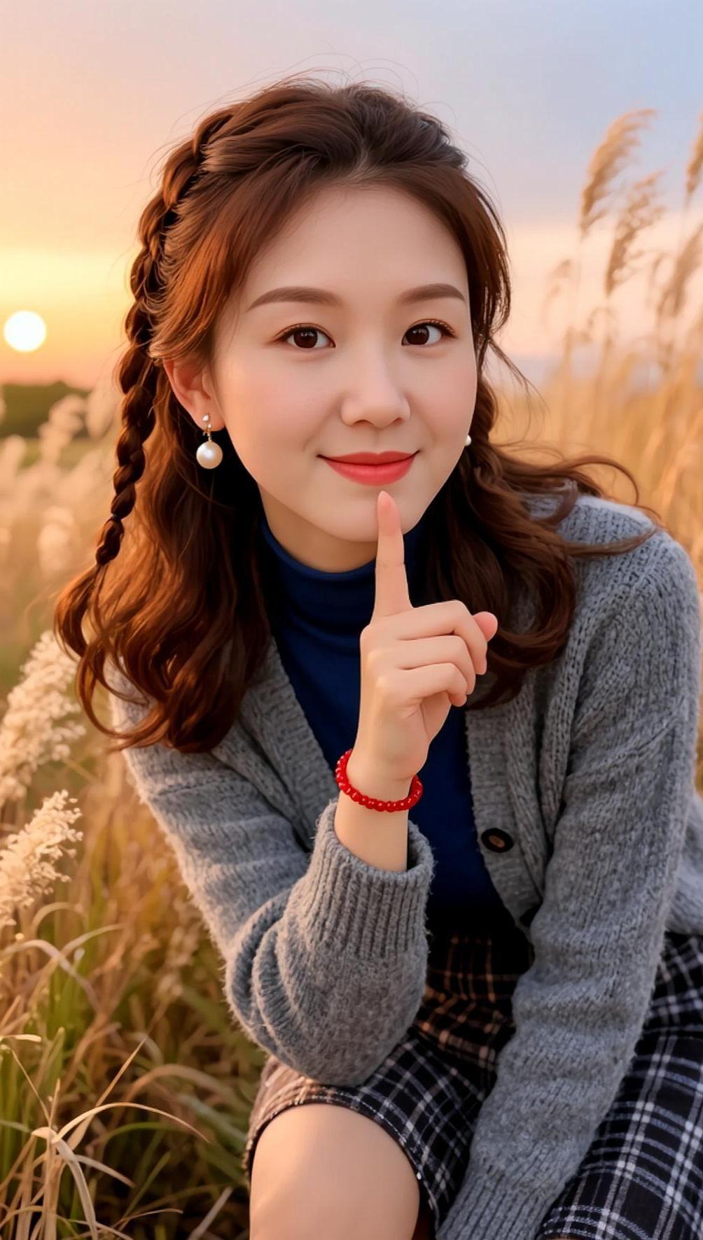 AI田园逆光照 抖音ai创作