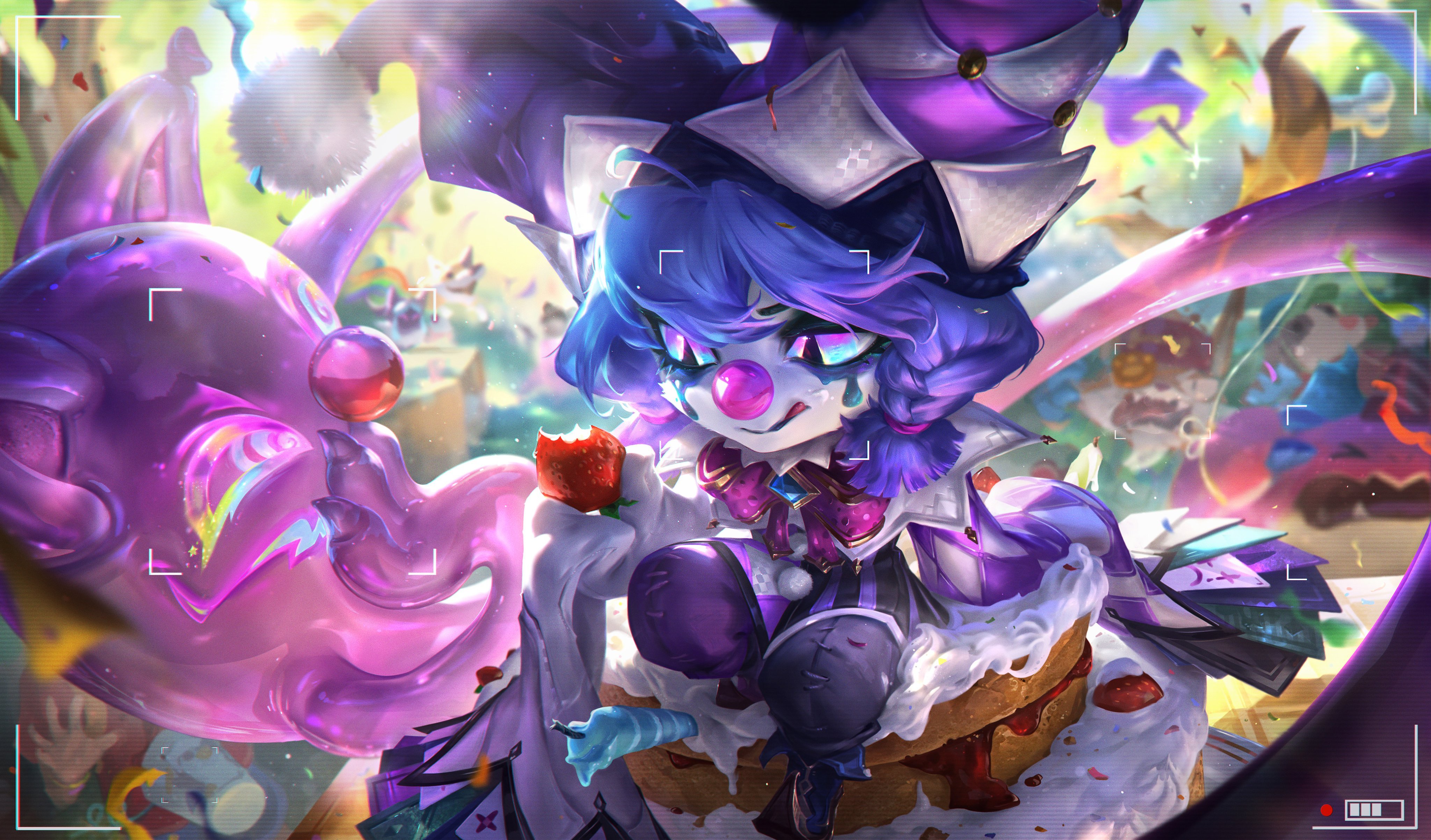 2026愚人节惊悚派对 薇古丝原画概念设计英雄联盟