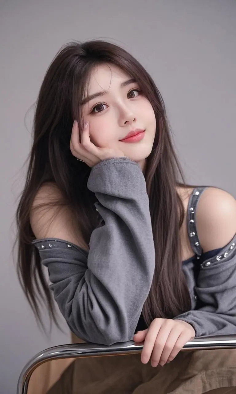 灰调佳人 原来ai写真可以这么美 人生总得有一套ai写真吧 谁拍谁好看...