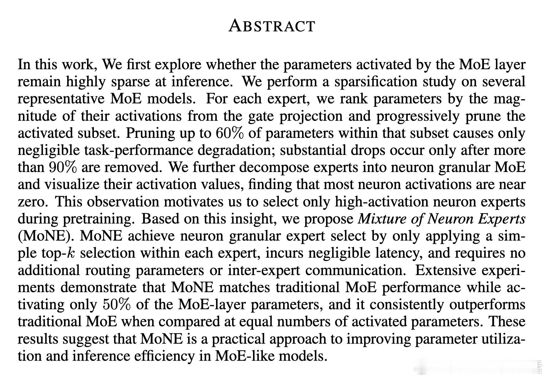 [CL]《Mixture of Neuron Experts》R Cheng, 