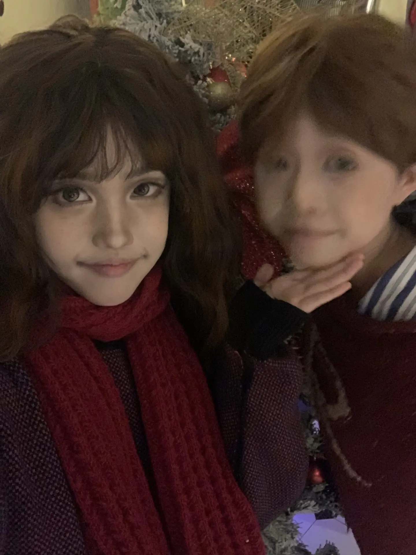 仿了小赫敏的妆🎄