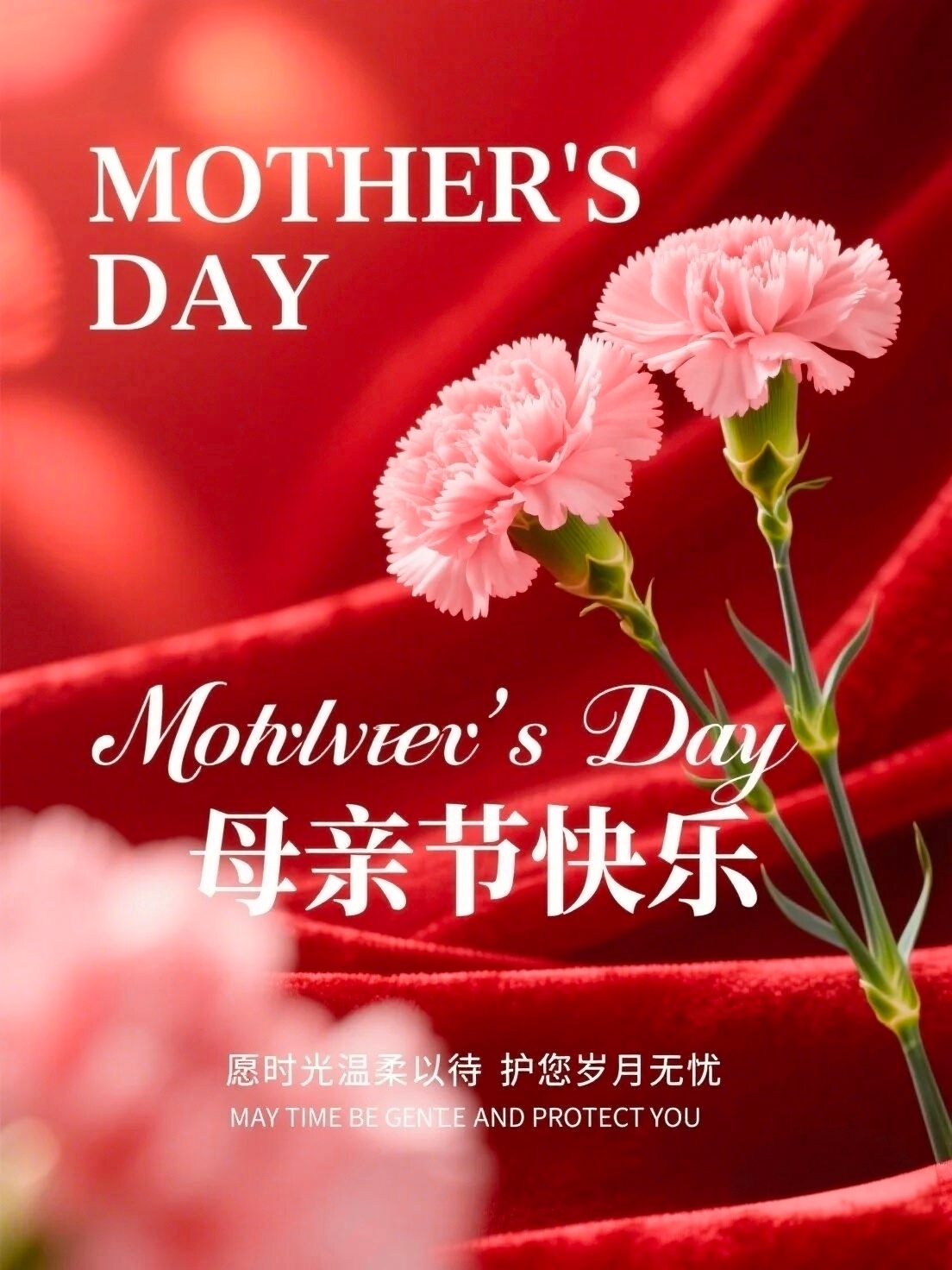 𝗛𝗮𝗽𝗽𝘆 𝗠𝗼𝘁𝗵𝗲𝗿'𝘀 𝗗𝗮𝘆母亲节只是五月