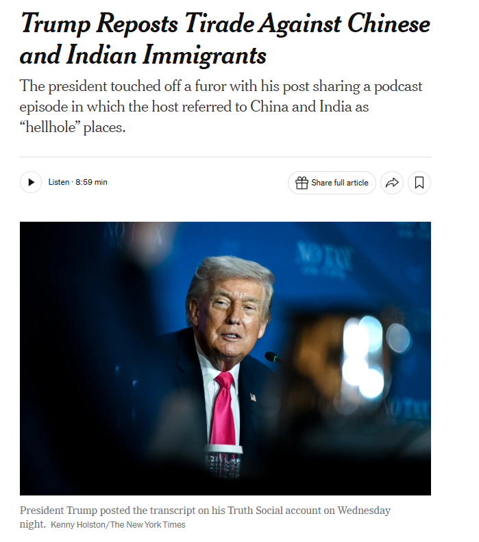 所以说，MAGA这些人所谓的“打击非法移民”只是个幌子，背后就是白人至上的种族主