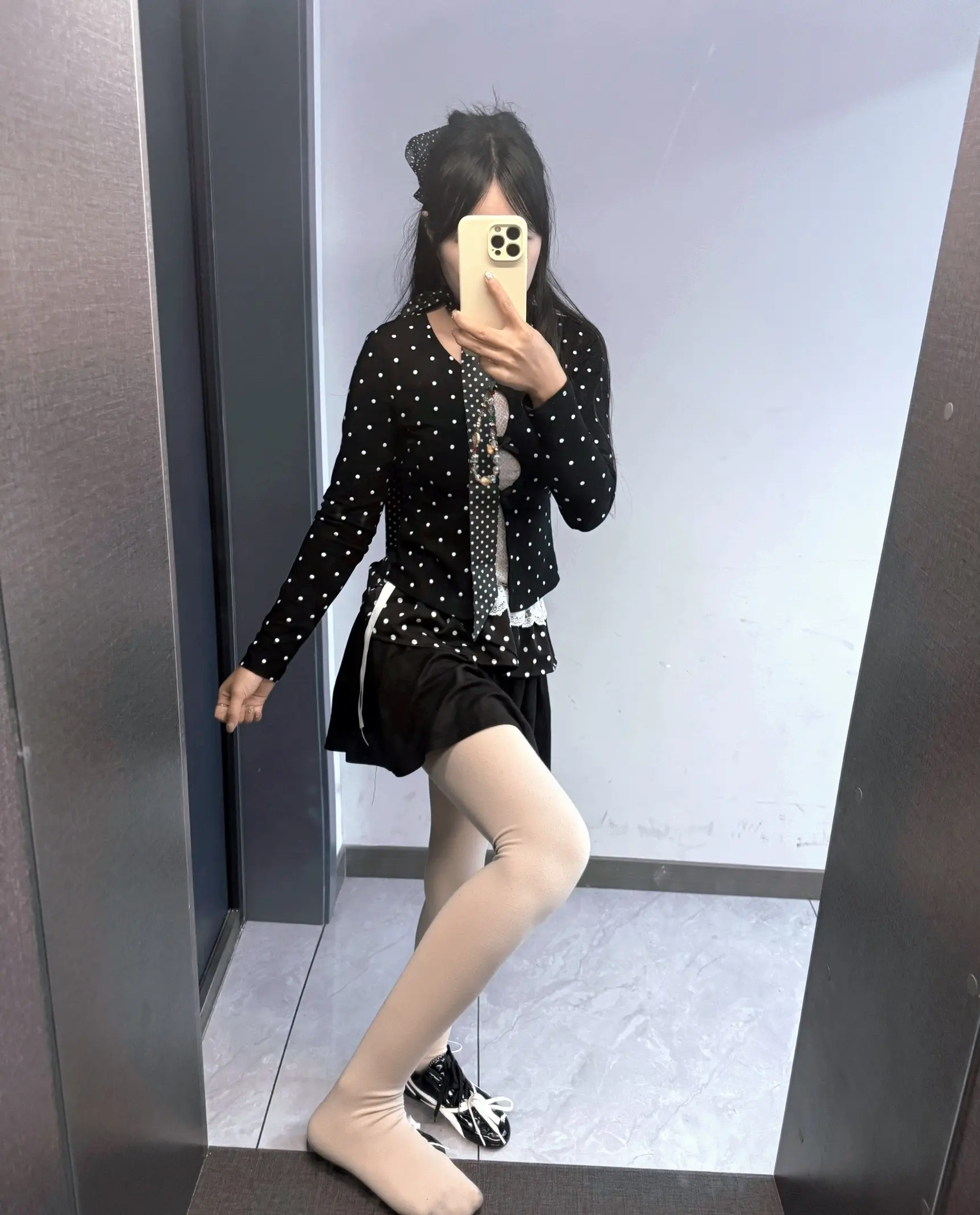 对镜拍 穿搭 日常 穿搭分享 分享照片