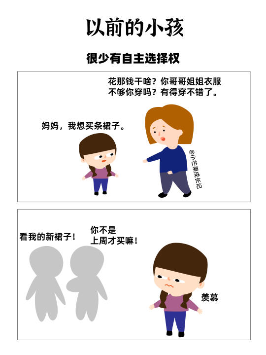 以前的小孩VS现在的小孩