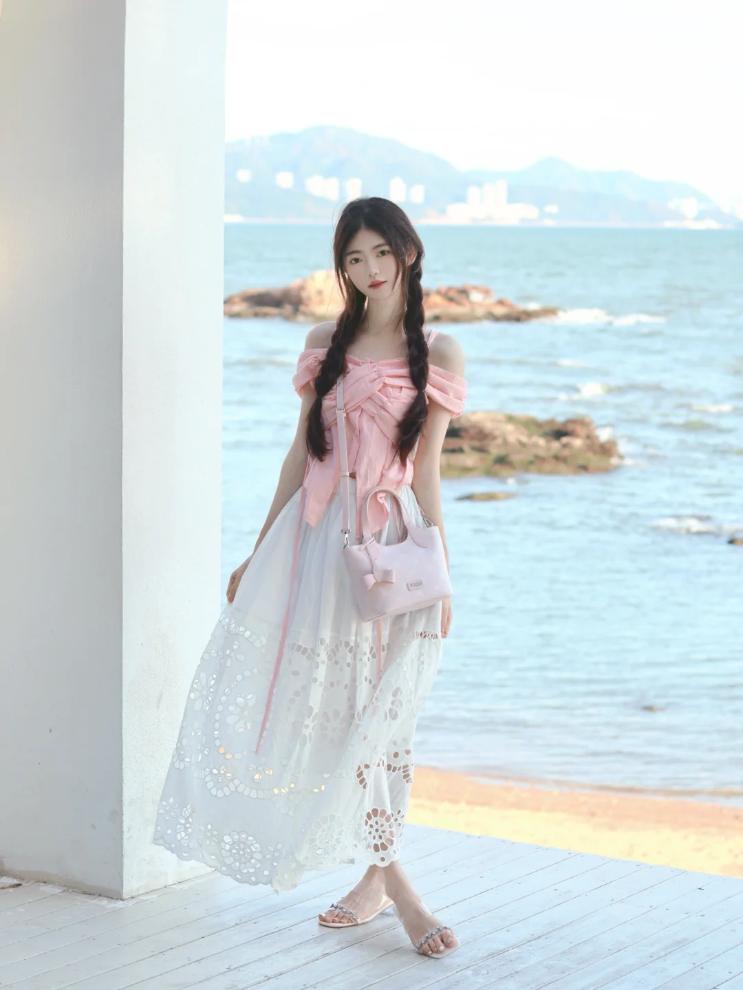 海边这样穿太温柔啦🌸🌷🌊🫧
