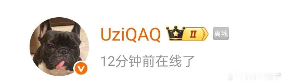 UZI上线[柯基]昊恺发出威胁后，UZI直接开微博大号上线[哆啦A梦害怕]乌兹超