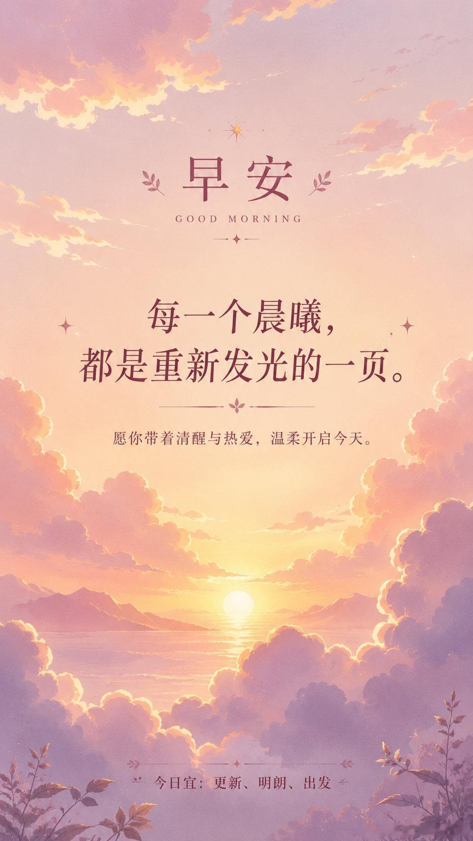 早！ 早安