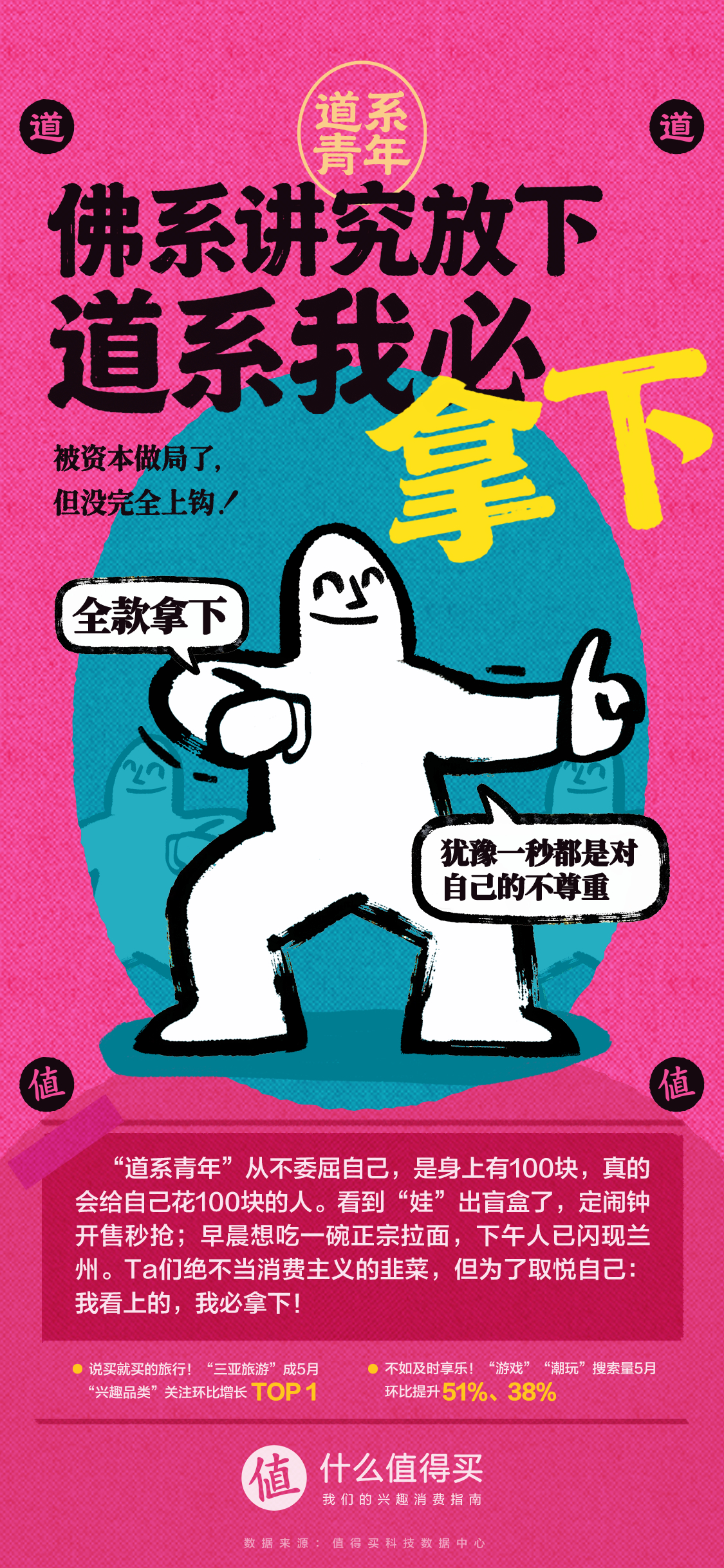 突然理解了道系人生的含金量当代年轻人慢慢学会主动剥离精神内耗，遇事不再反复纠结自
