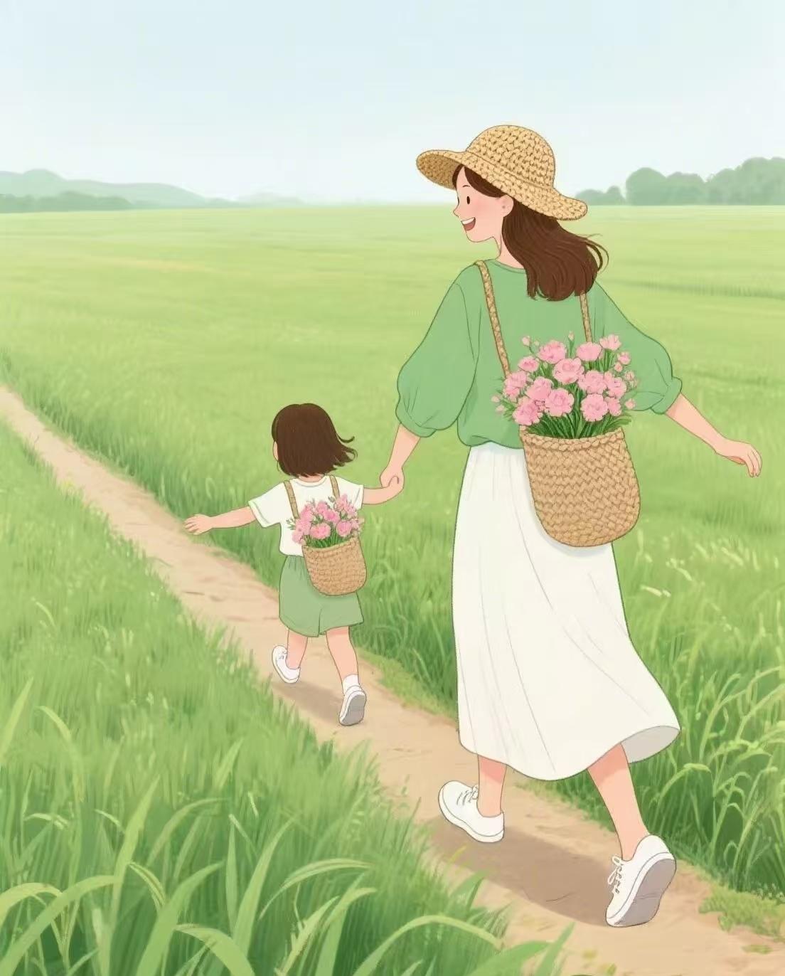 天呐！那个黏着喊妈妈的小丫头，居然让我自己回家？
 
小时候的她，是个黏人精。