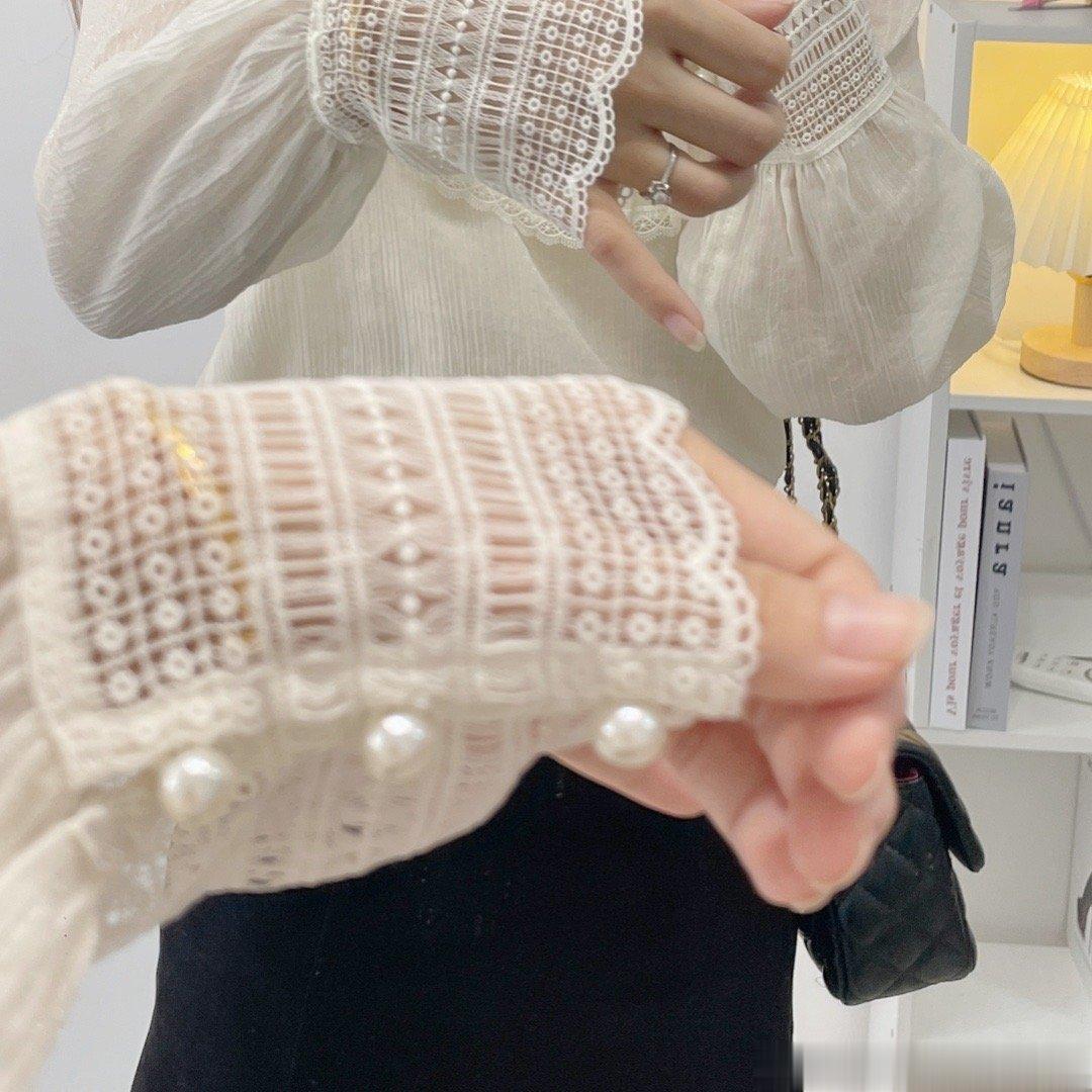 10月31日 20:00  跨店200-30，气质款蕾丝衬衫，绝美～～～ ​​​