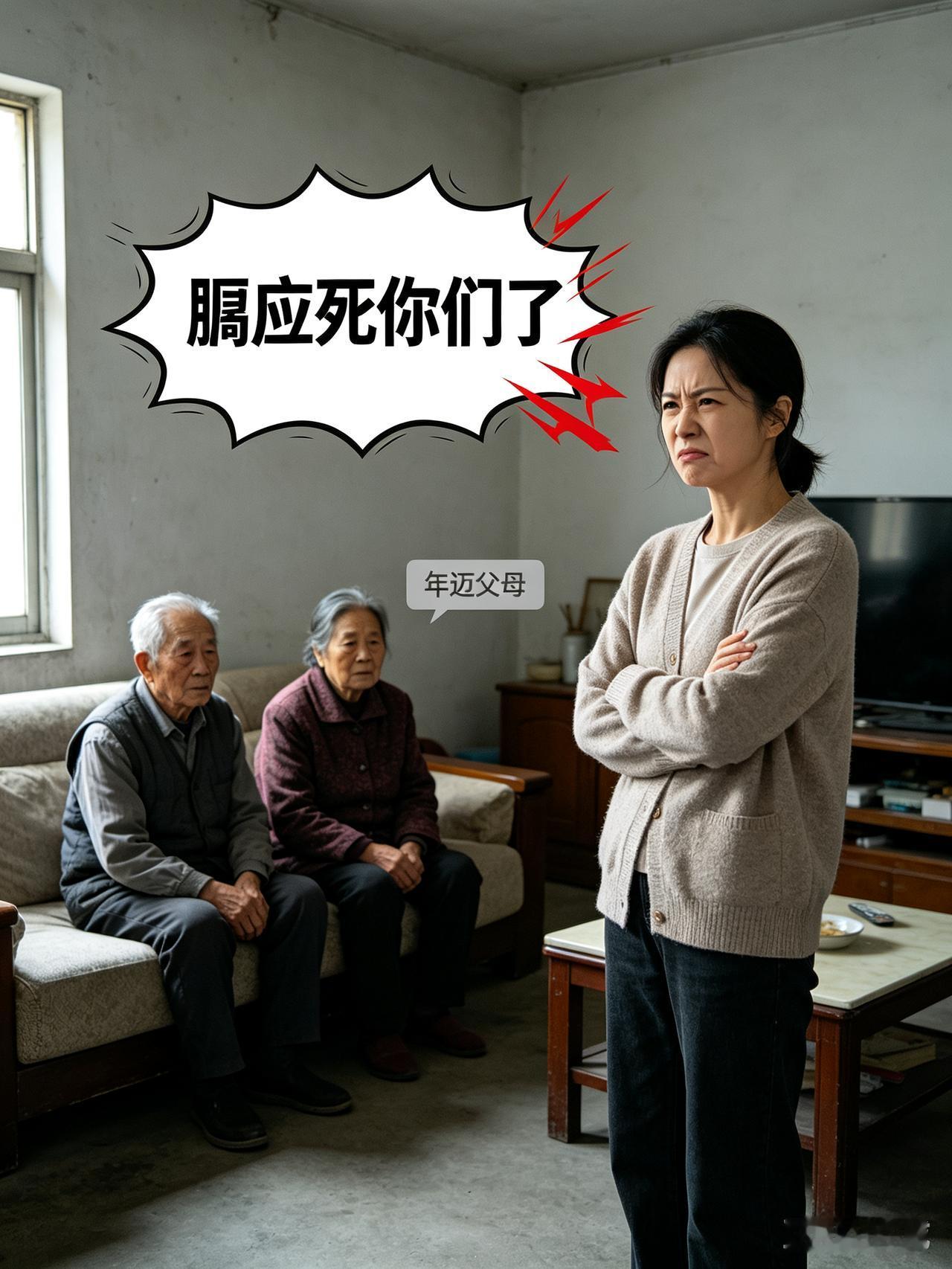 今天下楼，又听到邻居吵她父母，每次从一楼走过，就能听到女儿吵父母的声音，今天还是