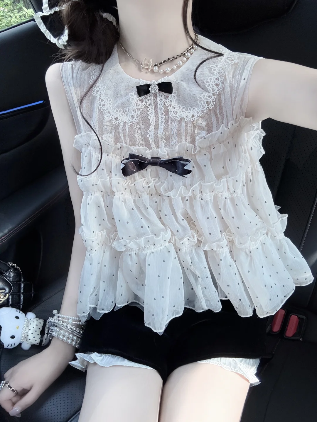 漂亮是一种感觉🫧波点千金感～🖤
