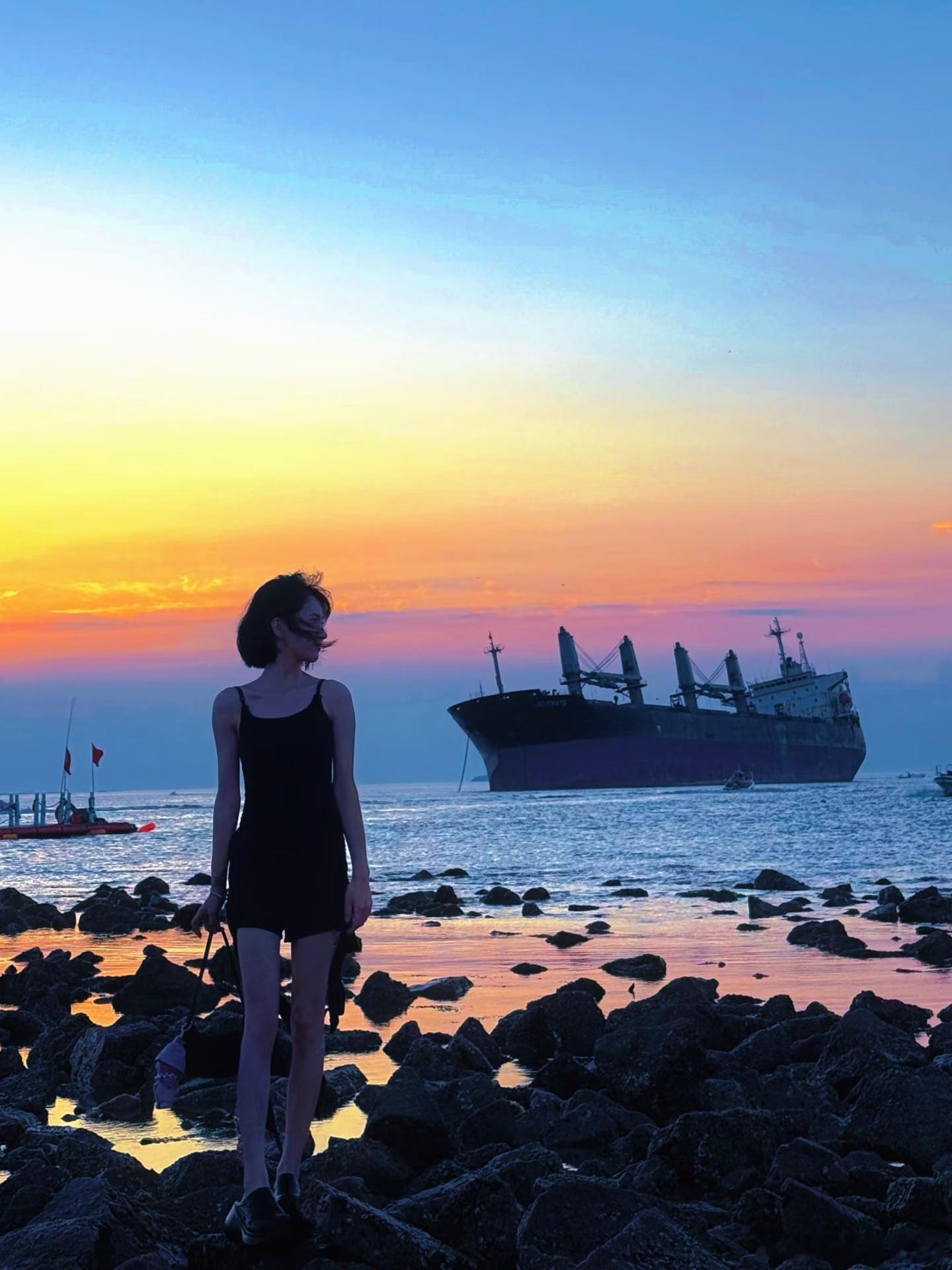 我想去海边🏄♀️想去赶海，🌊 看日出日落☀️想在傍晚吹吹海风   我去过惠州