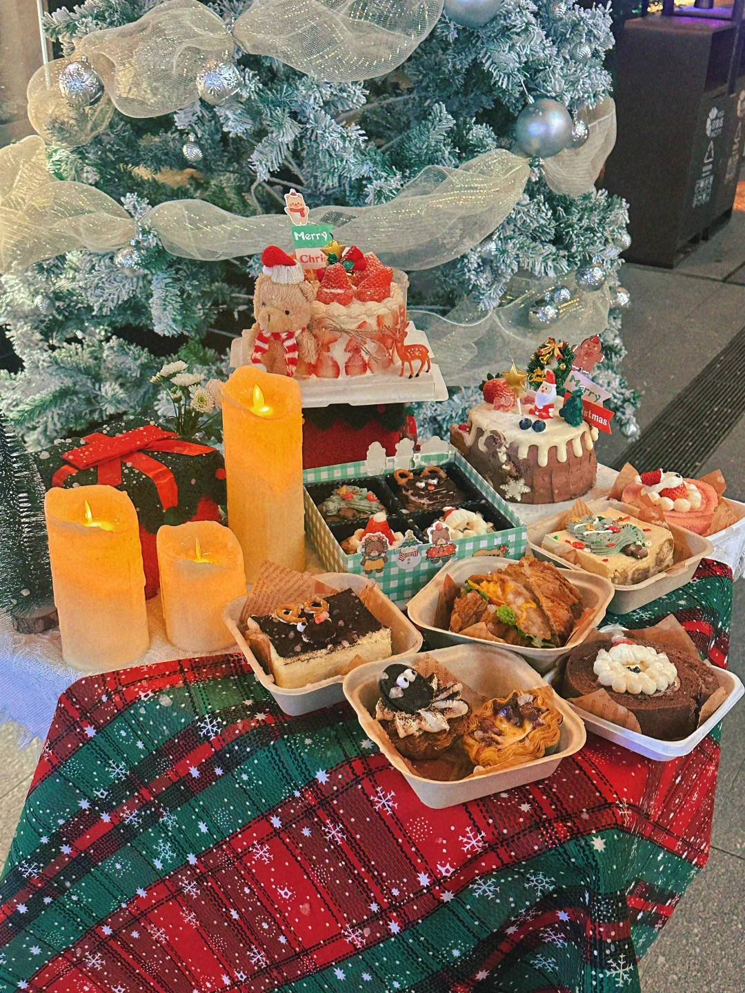 12.13实况！！温州会下雪的圣诞🎄🥐🥖🥨小屋