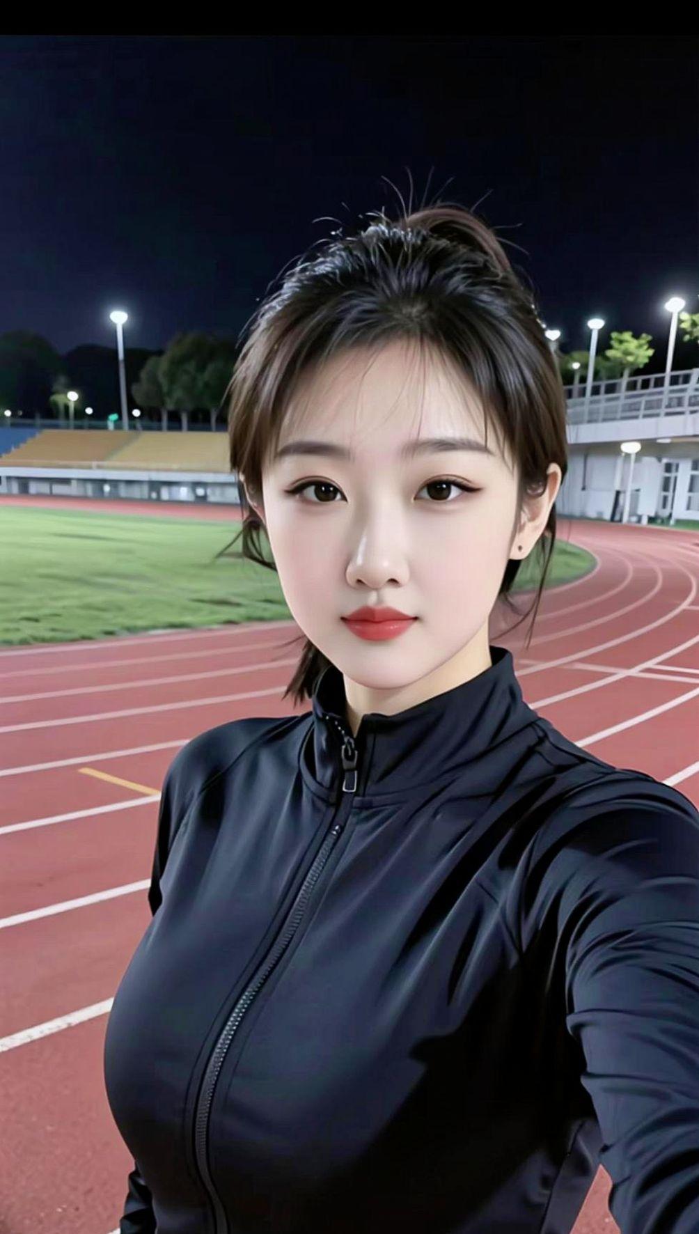 AI夜跑自拍 抖音ai创作