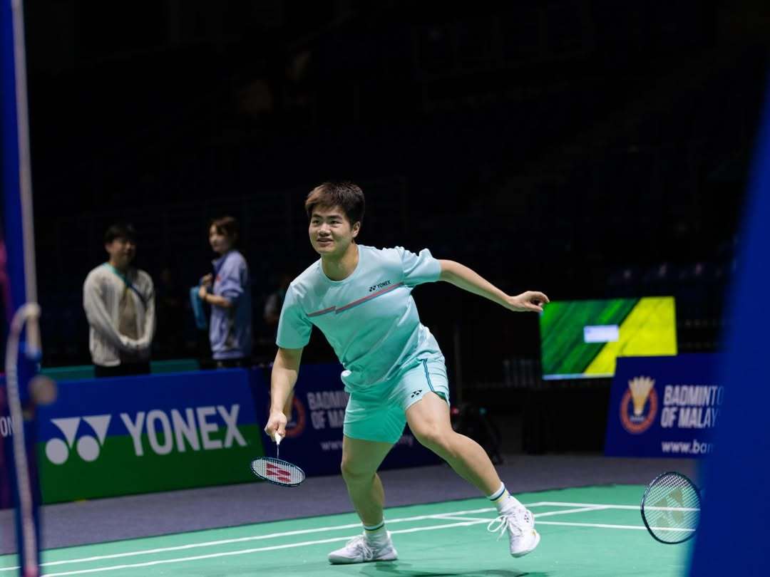 梁王驾到梁王组合 梁王加油 2026马来西亚羽毛球公开赛20260105 场地适