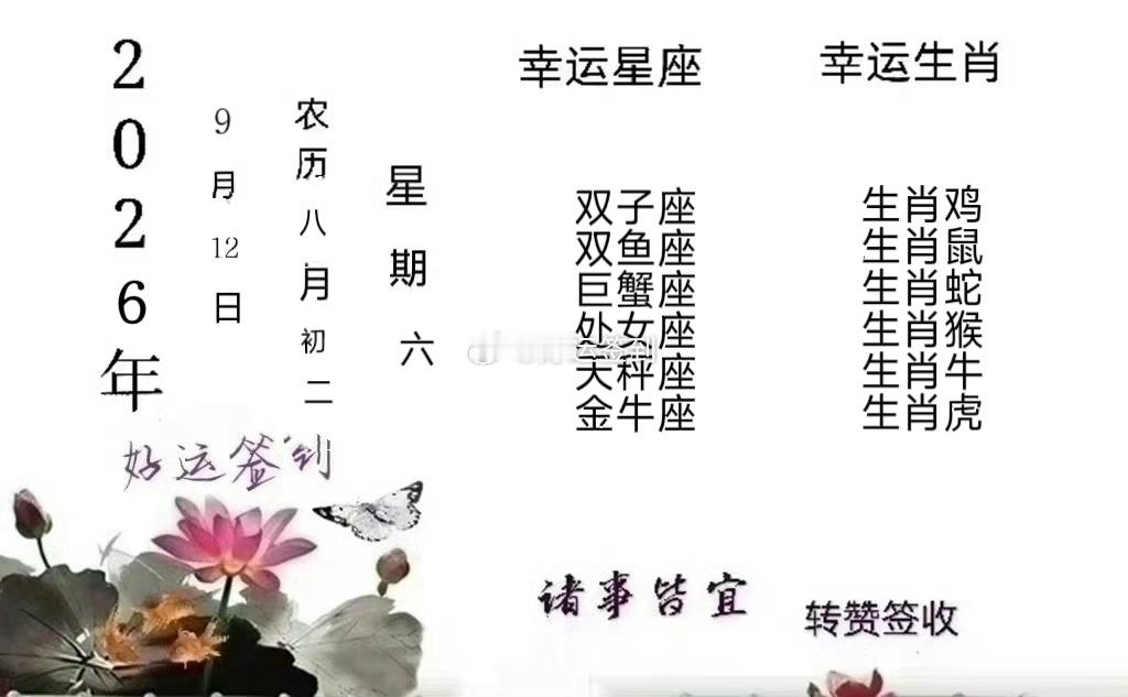 好人好运[超话] 每日运程播报[给力] ​​​