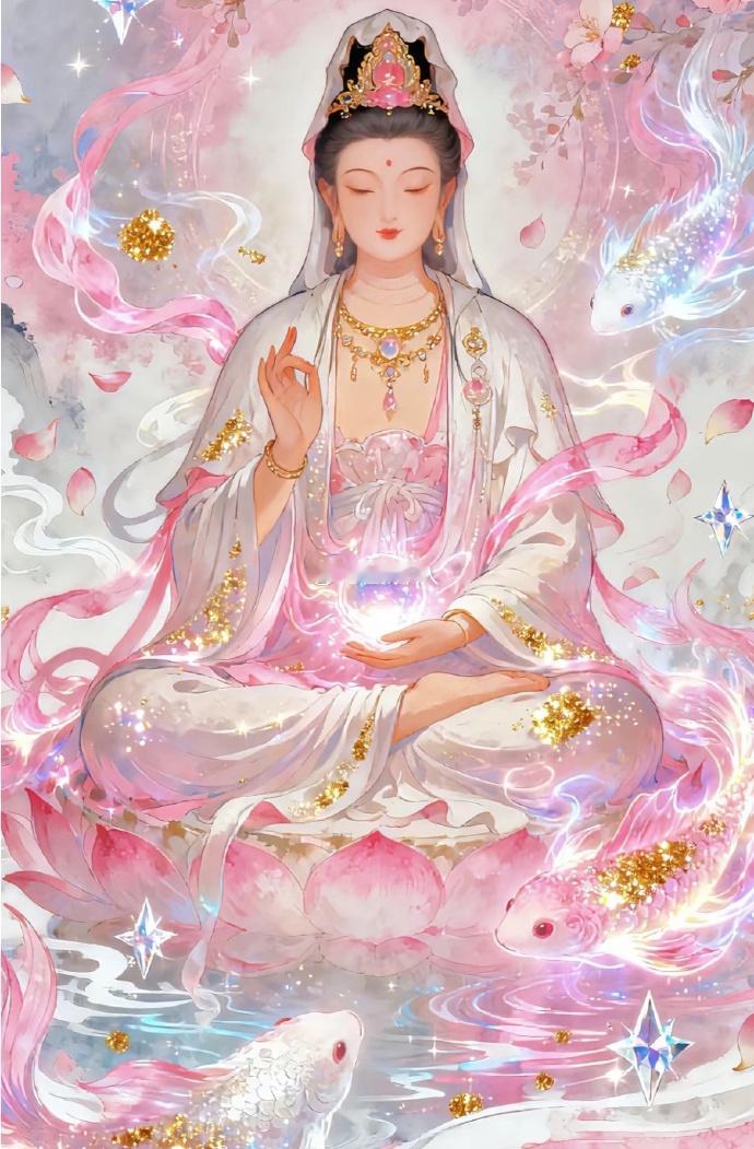 大数据不会乱推荐的观音护佑，福运相随愿你平安喜乐，诸事顺遂财源广进，步步高升所求