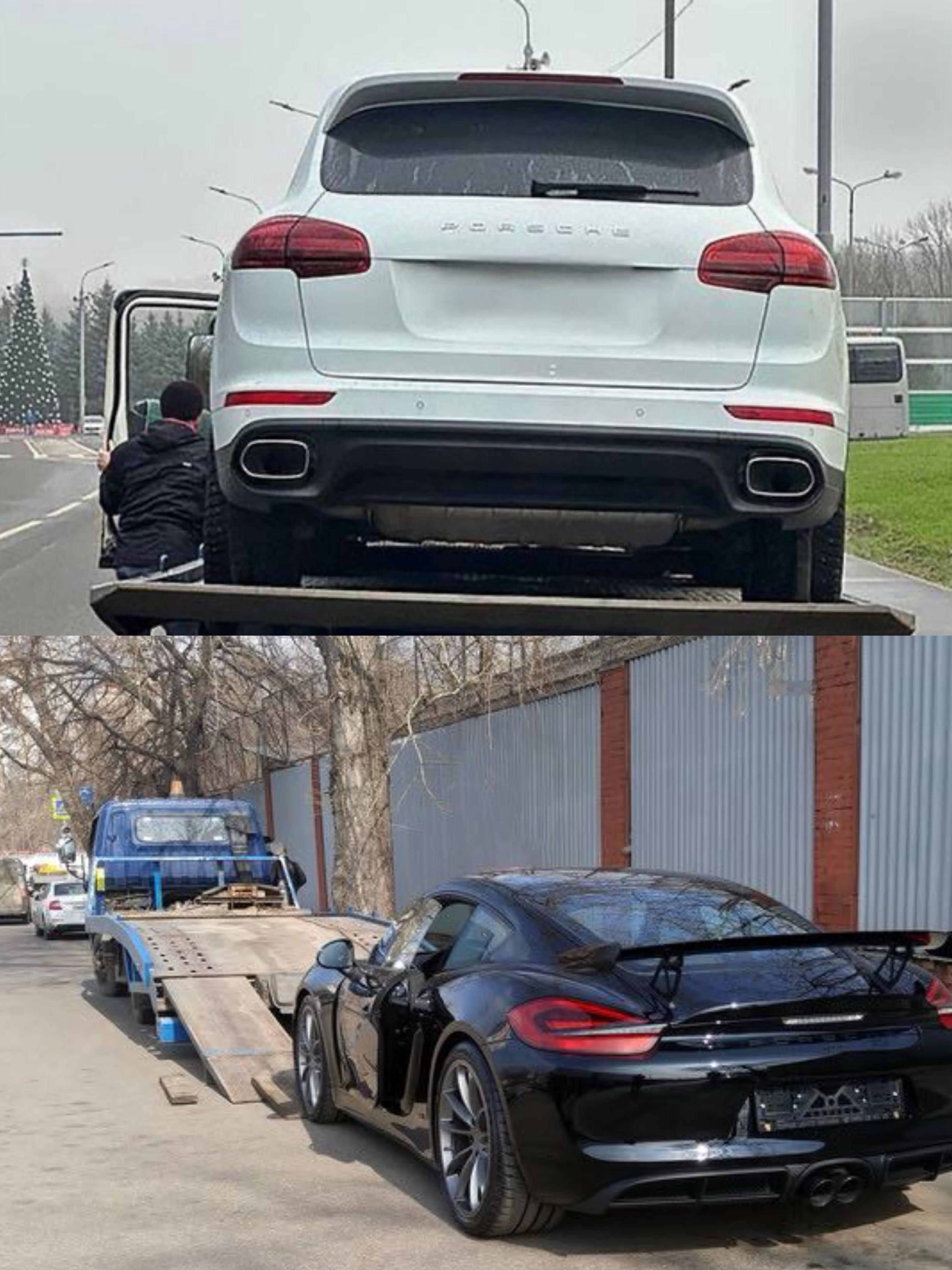 【俄罗斯数百辆保时捷变“废铁”，疑遭卫星干扰】近日，俄罗斯多地陆续传出保时捷车辆