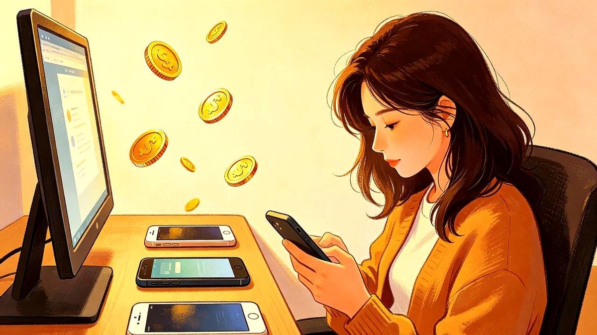 不是吧！
眼瞅着那个APP的金币半天不动弹，他听人说换换手机卡能有点惊喜，索性就