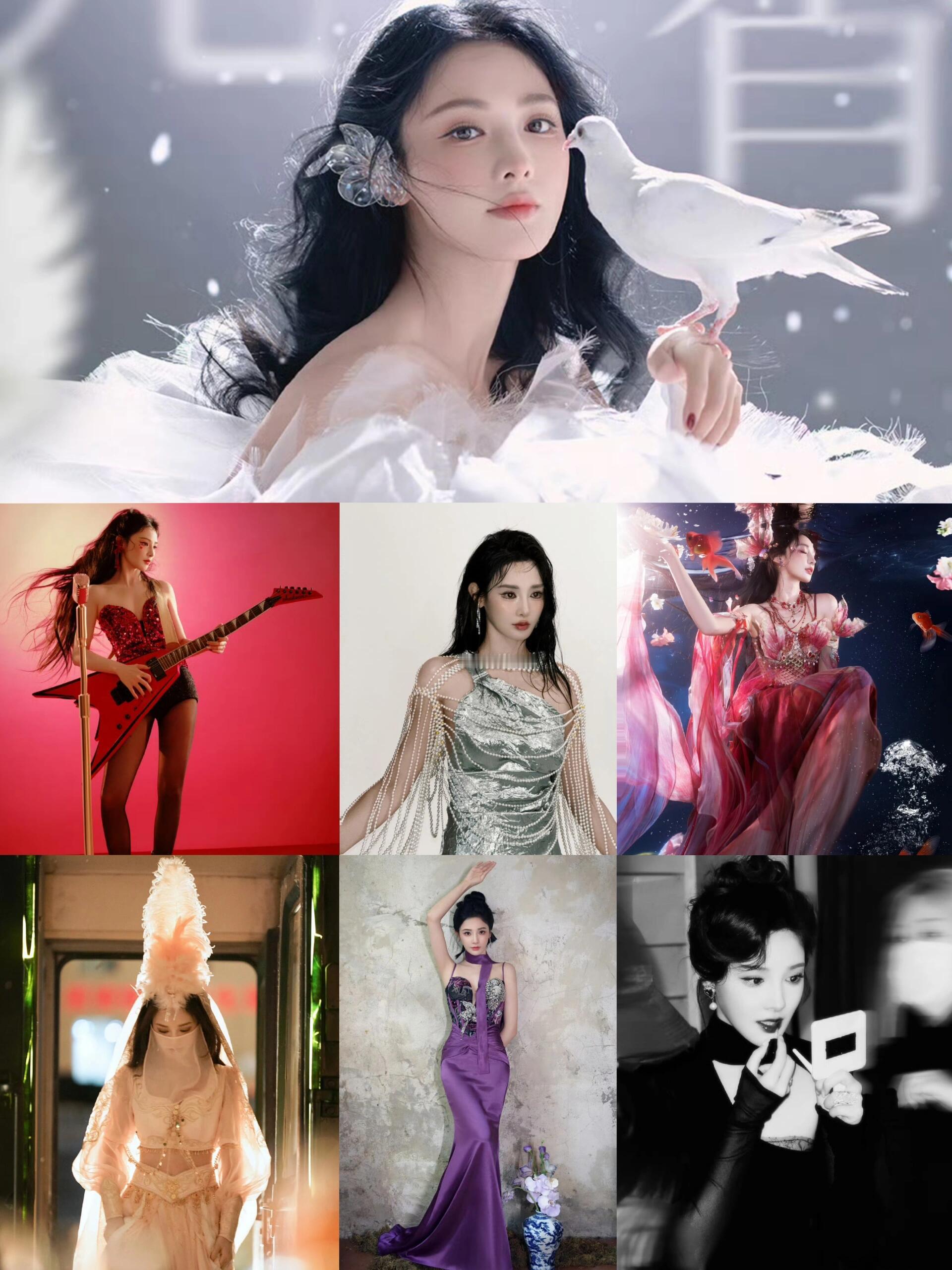 原来彭小苒是百变妖姬啊❗️😍天呐❗️没人告诉我彭小苒这么百变啊 ​​​