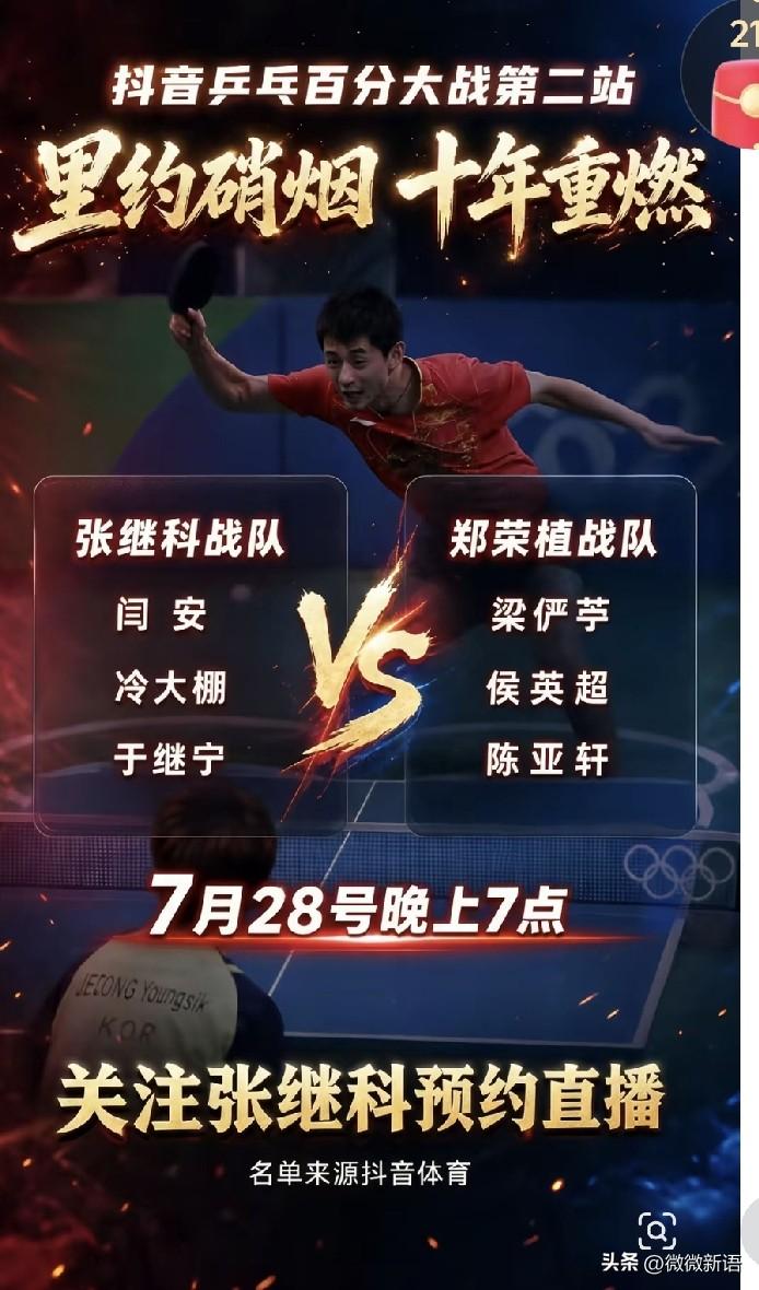 侯英超、闫安都要参加抖音百分大战第二站，闫安确实是连轴转了，刚刚在长沙打完全锦赛